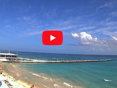 Вебкамера на пляже Плайа дель Кармен. Круглосуточная онлайн трансляция.
