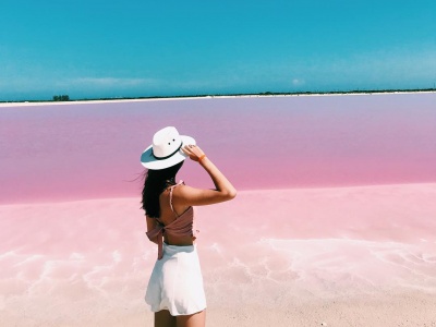 Розовые озера + фотосет